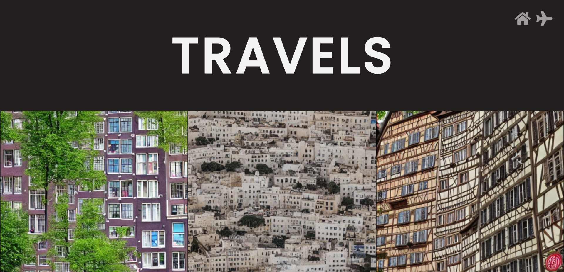 Travels Homepage